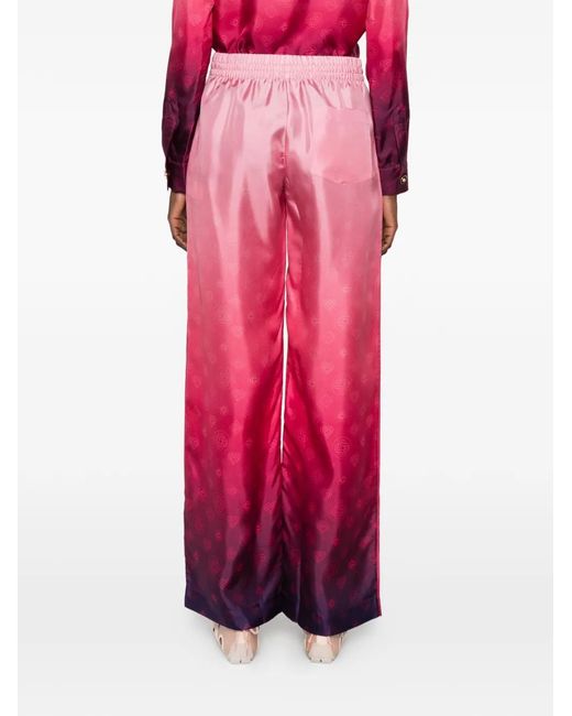 Casablanca Pink Gradient Side Stripe Trousers