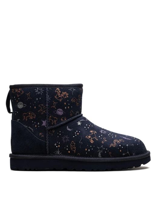 Ugg Blue Classic Mini "Zodiac