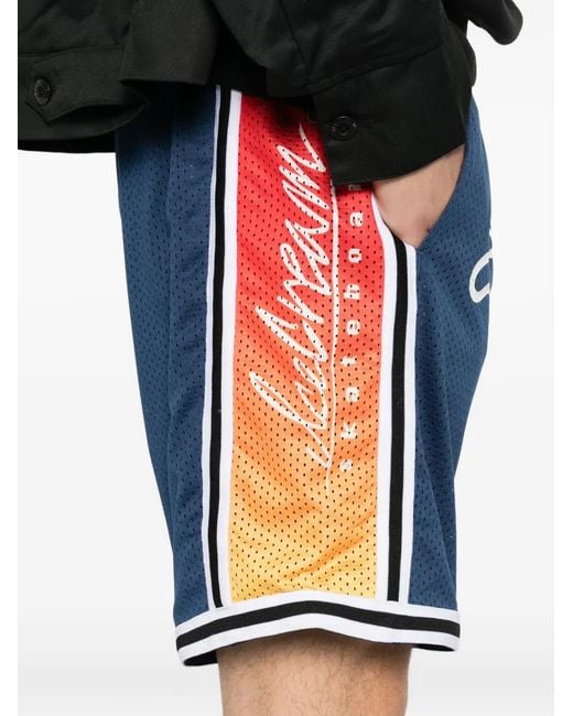 ICECREAM Blue Running Dog Basketball Shorts for men