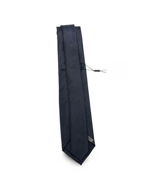 Corneliani Blue Pointed-Tip Tie for men