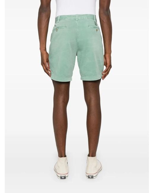 Polo Ralph Lauren Green Cotton Straight-Leg Shorts for men