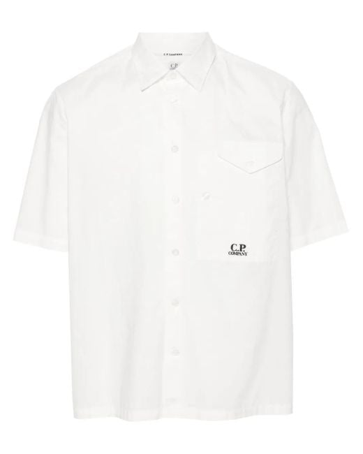 C P Company White Shirts for men
