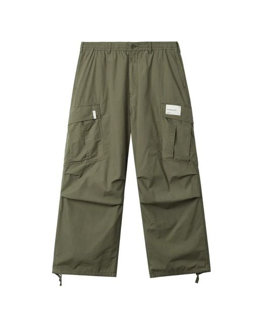 FIVE CM Green Cargo Pocket Trousers for men