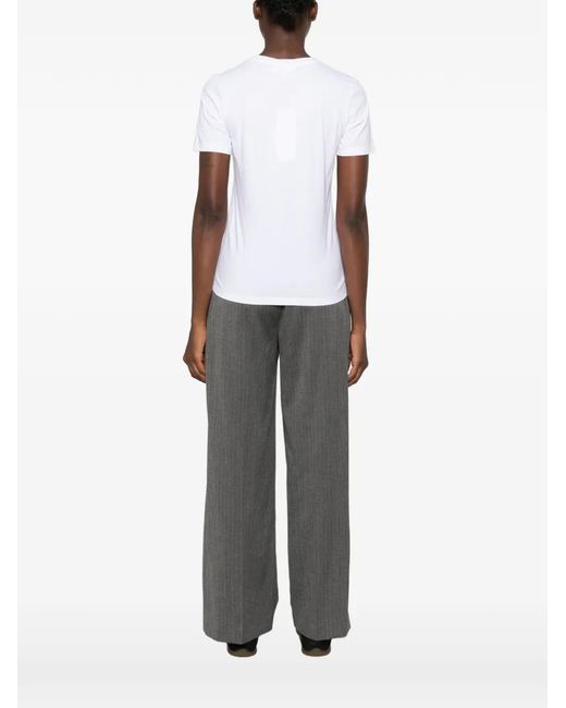 Maison Kitsuné White Weekend Fox Printed T-Shirt