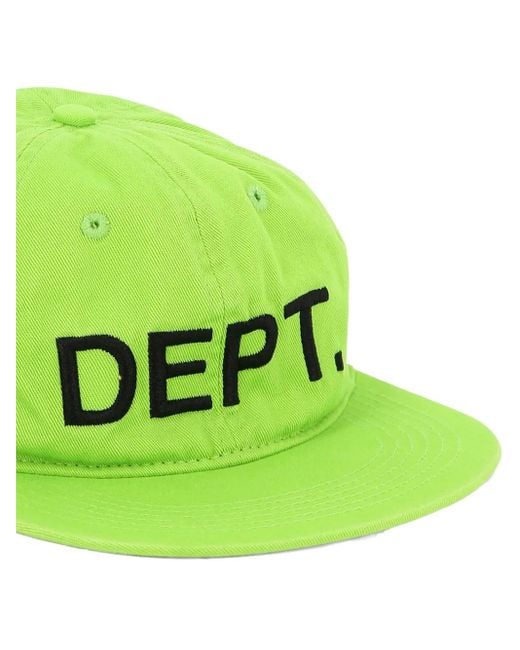GALLERY DEPT. Green Logo-Embroidered Baseball Cap for men