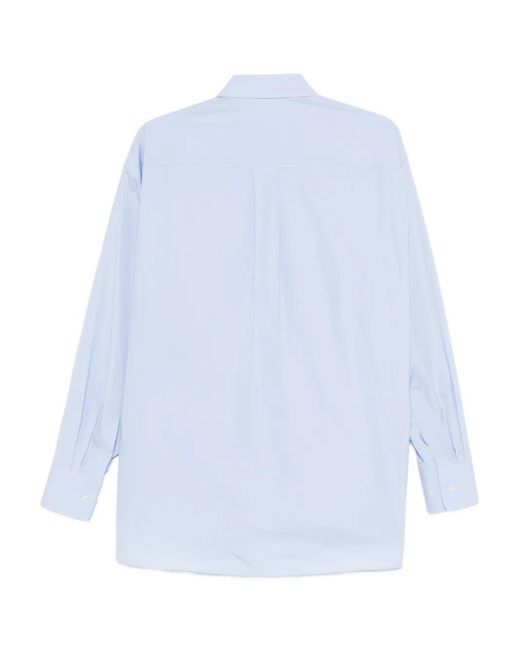 Wardrobe NYC Blue Pocket Shirt