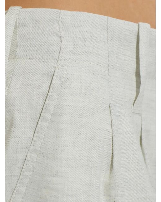 Samsøe & Samsøe White Saiben Wide-Leg Trousers