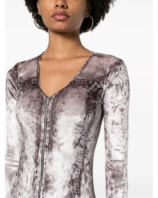 DIESEL Gray Maxi Dress