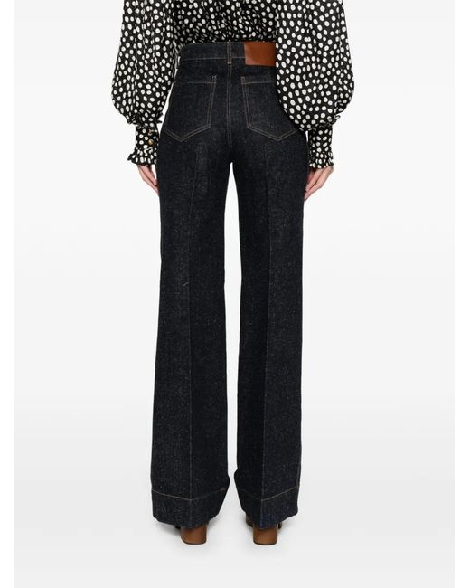 Victoria Beckham Blue Alina Pocket Jeans