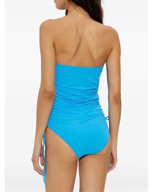 Costume Da Bagno Sydney Con Ruches di Melissa Odabash in Blue