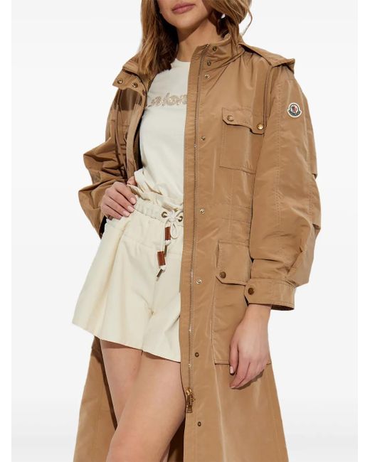 Moncler Natural Nantes Parka Coat