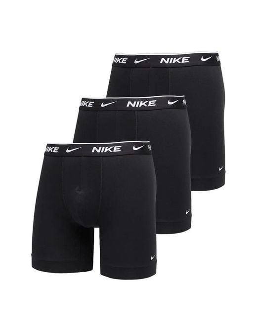 Nike Black Logo-Print Boxers Set (Set Of Three) for men