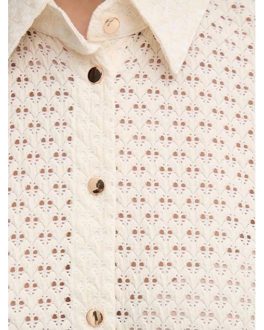 MARC AUREL Natural Chemise À Boutons