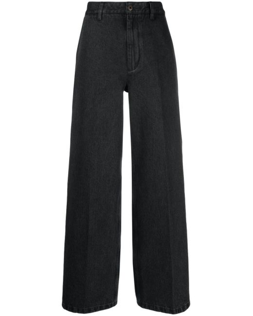 Loewe X Suna Fujita Jeans Met Wijde Pijpen in het Black