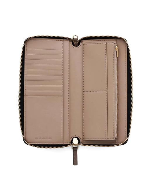 Marc Jacobs Gray The Continental Wallet