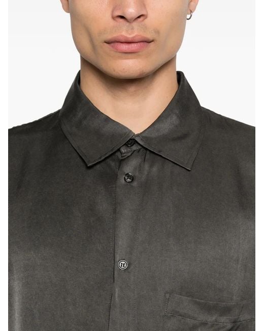 Won Hundred Gray Pete Chest-Pocket Button-Fastening Shirt for men