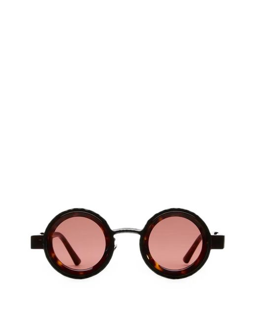 Kuboraum Pink Z3 Round-Frame Sunglasses for men