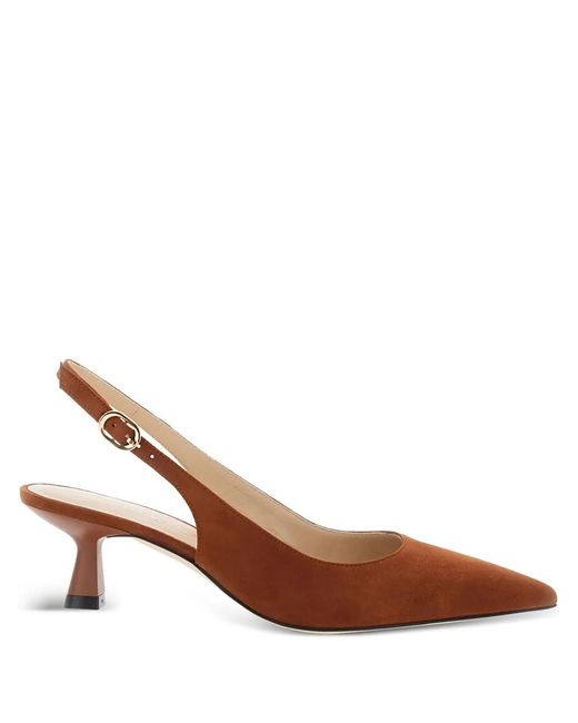 Stuart Weitzman Slingback Pumps in het Brown