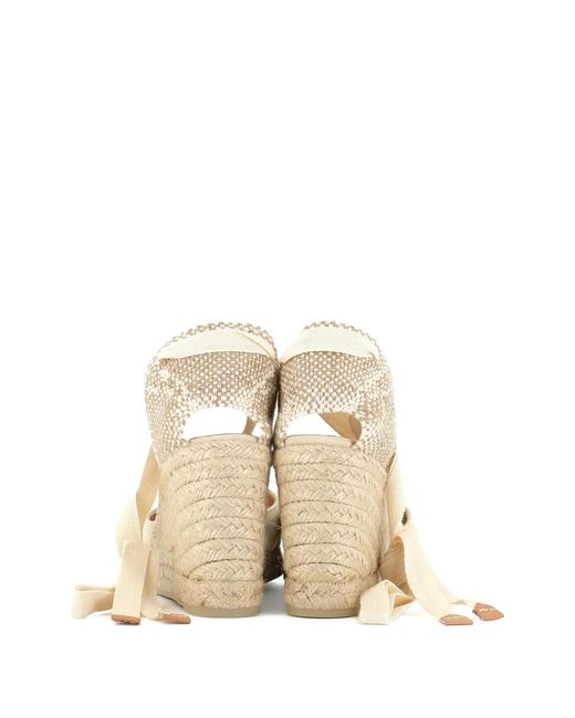 Castaner Natural 90Mm Round-Toe Espadrilles