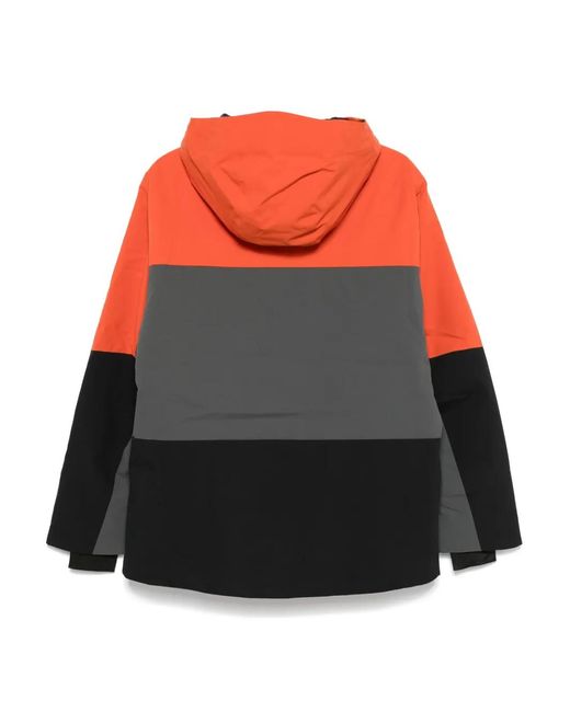 Rossignol Orange Waterproof Striped Ski Jacket for men