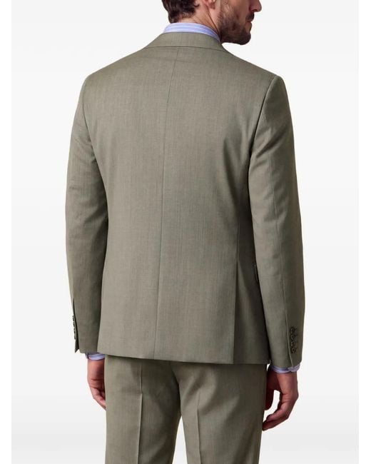Brooks Brothers Green Performance Twill Virgin Wool Blazer for men