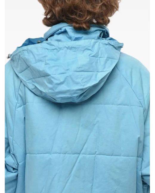 Off-White c/o Virgil Abloh Blue El Capitan Quilted Puffer Jacket for men
