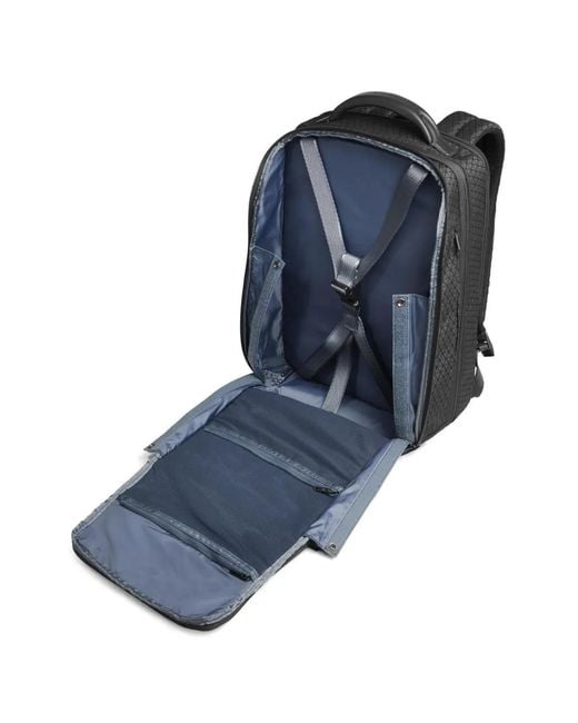 Piquadro Black Modular 2-In-1 Backpack for men