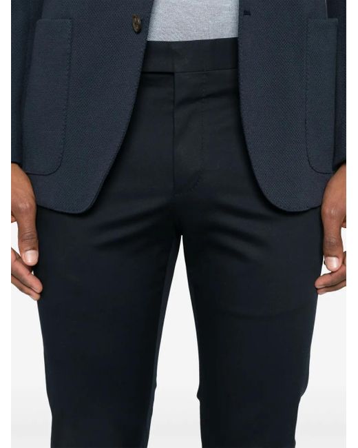 PT Torino Blue Tailored Trousers for men