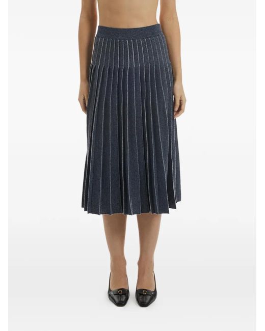 CRUSH Collection Plooirok in het Blue