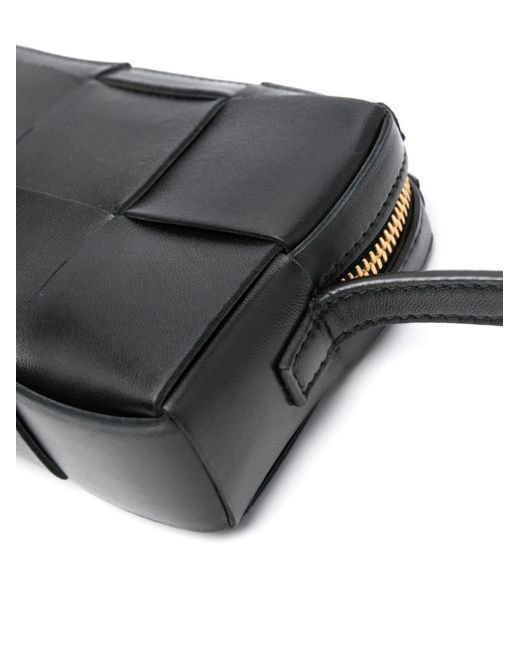 Bottega Veneta Black Cassette Mini Bag