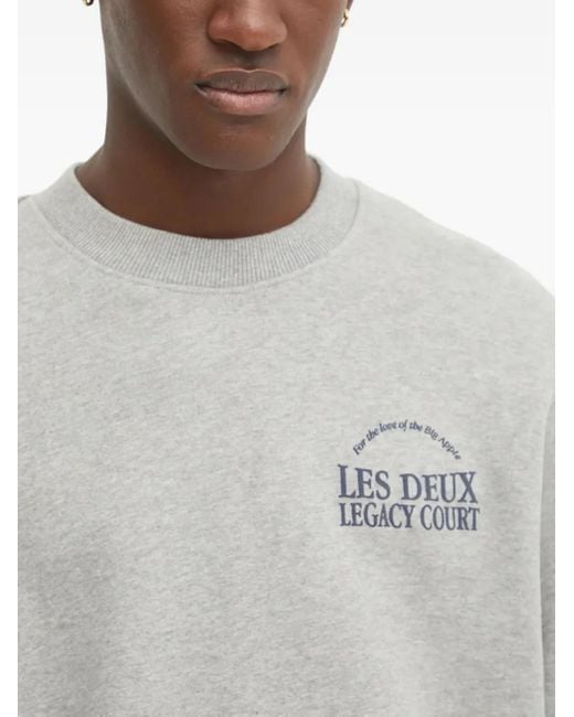 メンズ Les Deux スウェットシャツ Gray