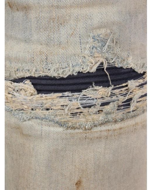 Amiri Gray Suede Mx1 Jean for men