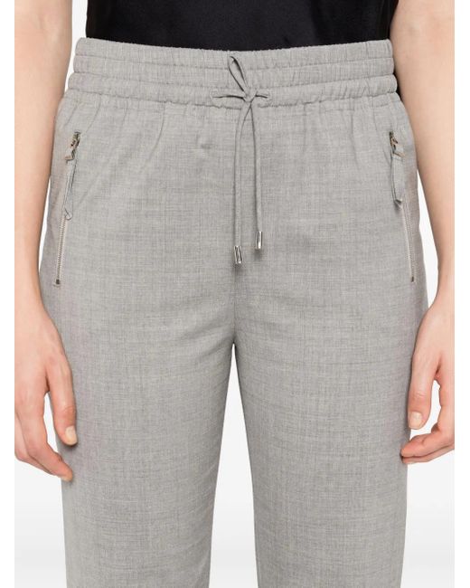 Ermanno Scervino Gray Hose mit meliertem Effekt