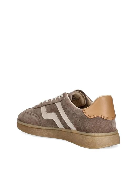 Gant Brown Cuzima Logo-Detail Sneakers for men