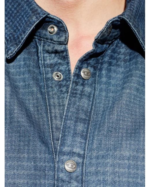 DIESEL Blue Shirt for men