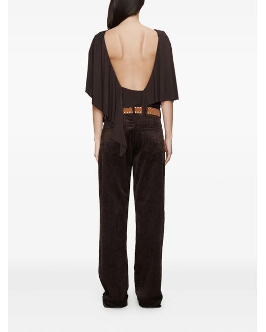 Top Ajustado Christopher Esber de color Black