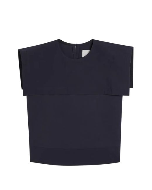 Les Vacances d'Irina Blue Layered Top
