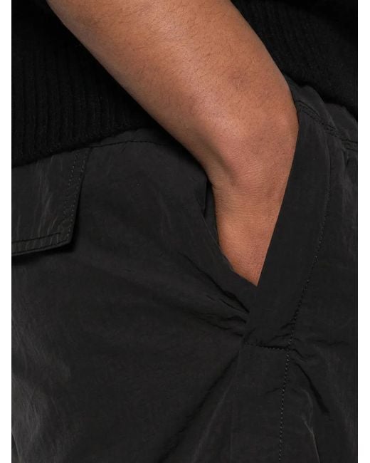 Thom Krom Black Drawstring Shorts for men