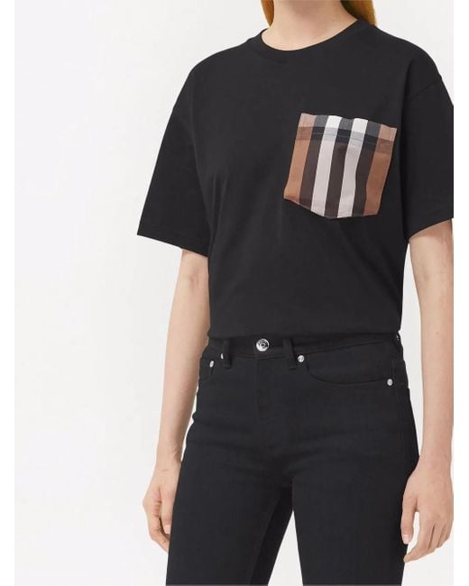 Burberry Black T-shirts And Polos