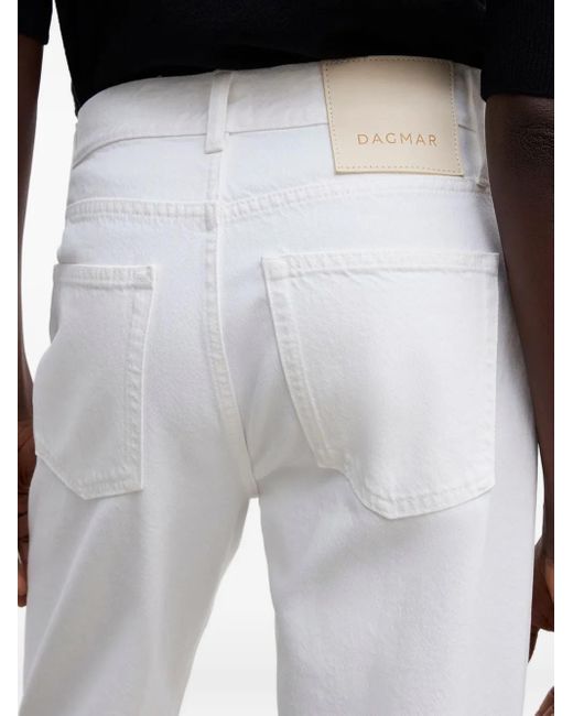 House of Dagmar ロゴパッチ ジーンズ White