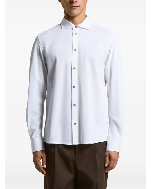 Peserico White Buttoned Shirt for men