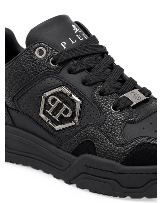 Philipp Plein Black Low-Top Predator V2 Sneakers for men