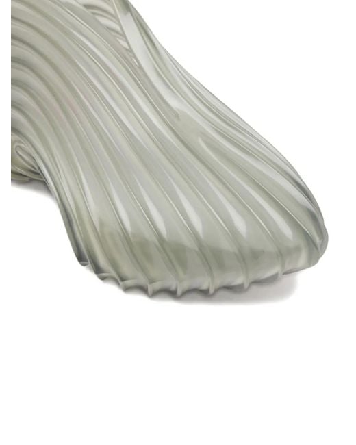 DIESEL Gray X Melissa Ribbed Wave Sneakers