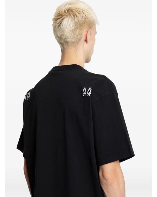 44 Label Group Black Jersey T-Shirt
