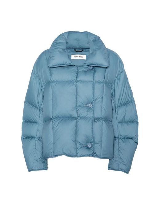 Ienki Ienki Blue Cloud Button Jacket