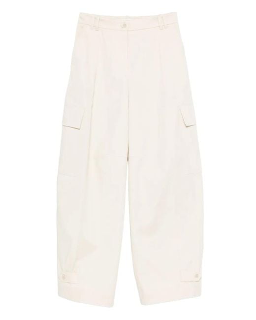 P.A.R.O.S.H. White Cargo Trousers