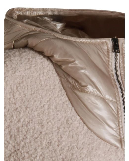 Herno Pink Hooded Fringed Cape