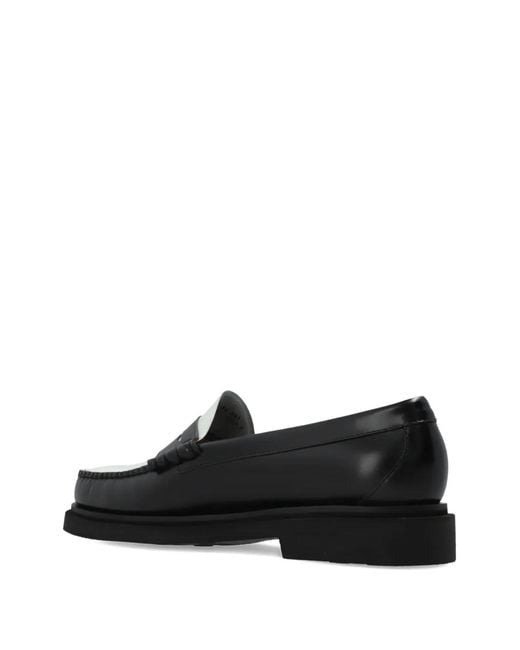 G.H.BASS Black Weejuns Step Larson Penny Loafers for men