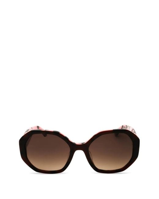 Kate Spade Brown Flynnie Geometric-Frame Sunglasses