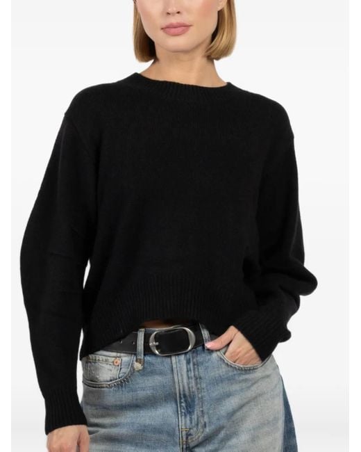 Autumn Cashmere Blue Round-Neck Sweater